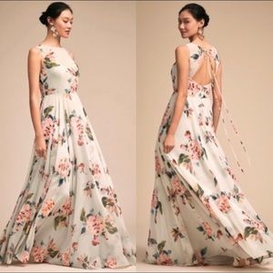 BHLDN Jenny Yoo Elizabeth Chiffon Gown Size 8